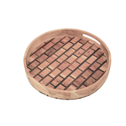 Round Mosaic Serving Tray