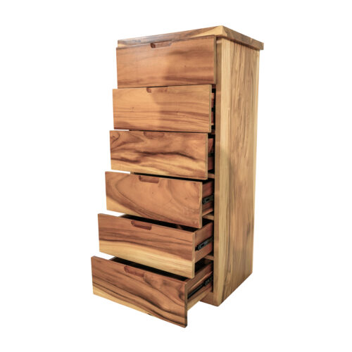 Akira Solid Wood High Dresser - Image 2