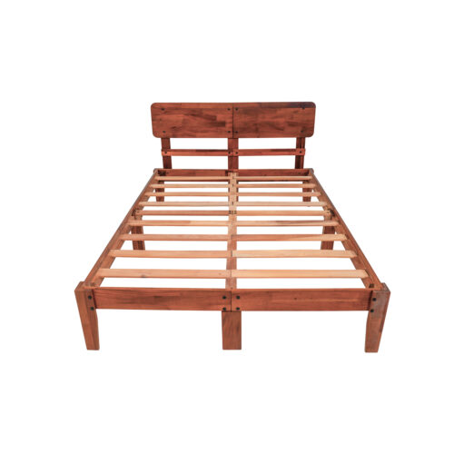 Mahogany Solid Wood Bedframe - Image 2
